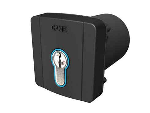 Купить Встраиваемый ключ-выключатель CAME SELD2FDG с цилиндром замка DIN и синей подсветко с доставкой и установкой в Апшеронске
