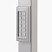 Морозостойкая, водонепроницаемая кодовая панель Locinox (Бельгия) SLIMSTONE со встроенным реле, цвета zilver и 9005 (черный)  - купить в Апшеронске!
