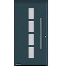 Двери входные алюминиевые  ThermoPlan Hybrid Hormann – Мотив 501 в Апшеронске