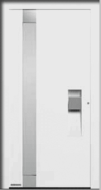 Двери входные алюминиевые ThermoCarbon Hormann - Мотив 306 в Апшеронске